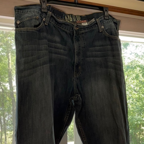 626 Blue Vintage Supply Co Mens 48x28 Relaxed Baggy Blue Denim Jeans - Picture 8 of 16